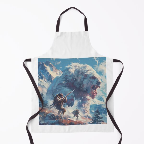 Item preview, Warrior Battling a Snow Bear designed and sold by palmyst.