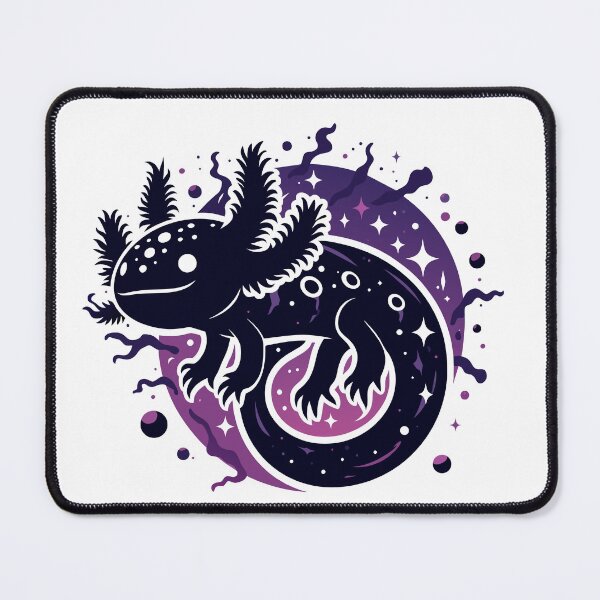 Item preview, Cosmic Black Axolotl: A Journey Through Space designed and sold by Designowner.