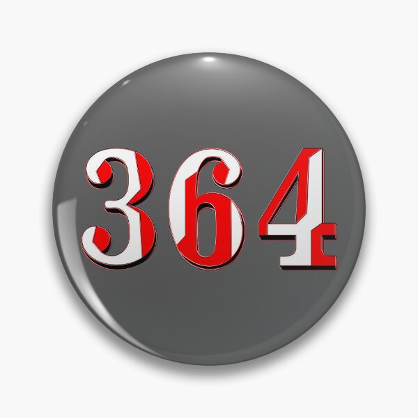 Item preview, number three hundred and sixty four digit 364 order sequence team member age designed and sold by 4rpixs.