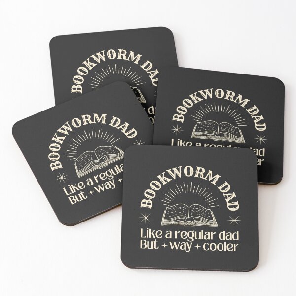Item preview, Bookworm dad, like a regular dad but way cooler designed and sold by SillyShibas.