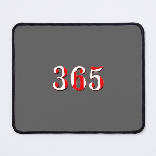 Item preview, number three hundred and sixty five digit 365 order sequence team member age designed and sold by 4rpixs.