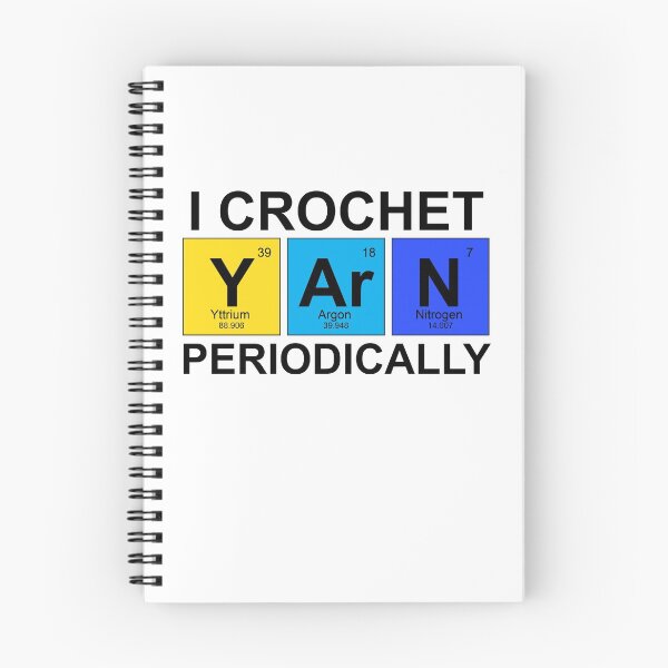 Item preview, I Crochet Periodically - Funny Crocheter designed and sold by Stacy Mitchell.
