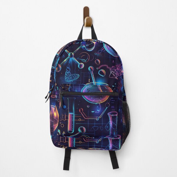 Item preview, Neon Science Artwork with Vibrant Elements designed and sold by palmyst.
