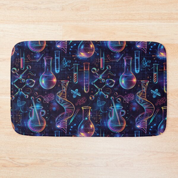 Item preview, Neon Science Artwork with Vibrant Elements designed and sold by palmyst.