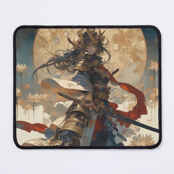 Item preview, Samurai Warrior Under a Golden Moon designed and sold by palmyst.