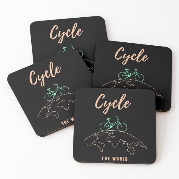 Artikelvorschau, Cycle the World, eine Homage an alle, die es lieben, die Natur, das Land mit dem Rad zu erkunden oder gar die Welt zu umrunden entworfen und verkauft von JePe70M.