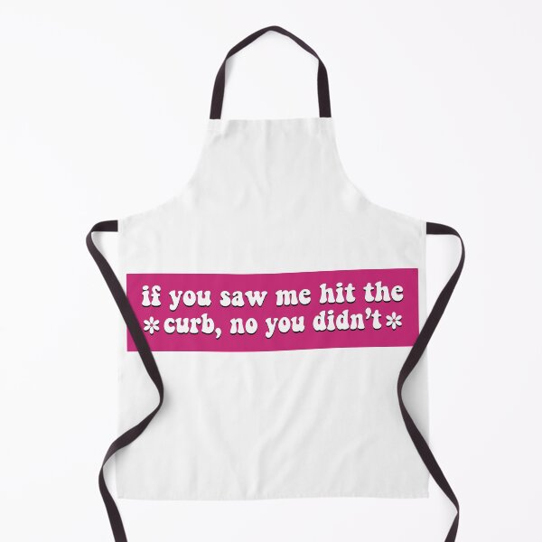 Item preview, If You Saw Me Hit The Curb No You Didn't pink Decal Car Bumper designed and sold by fanky-bumper.
