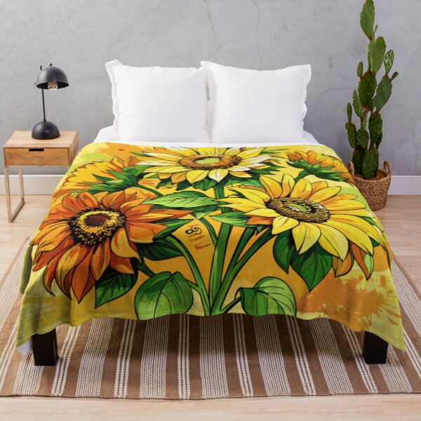 Item preview, Vibrant sunflowers in a cheerful bouquet designed and sold by Lina1993.