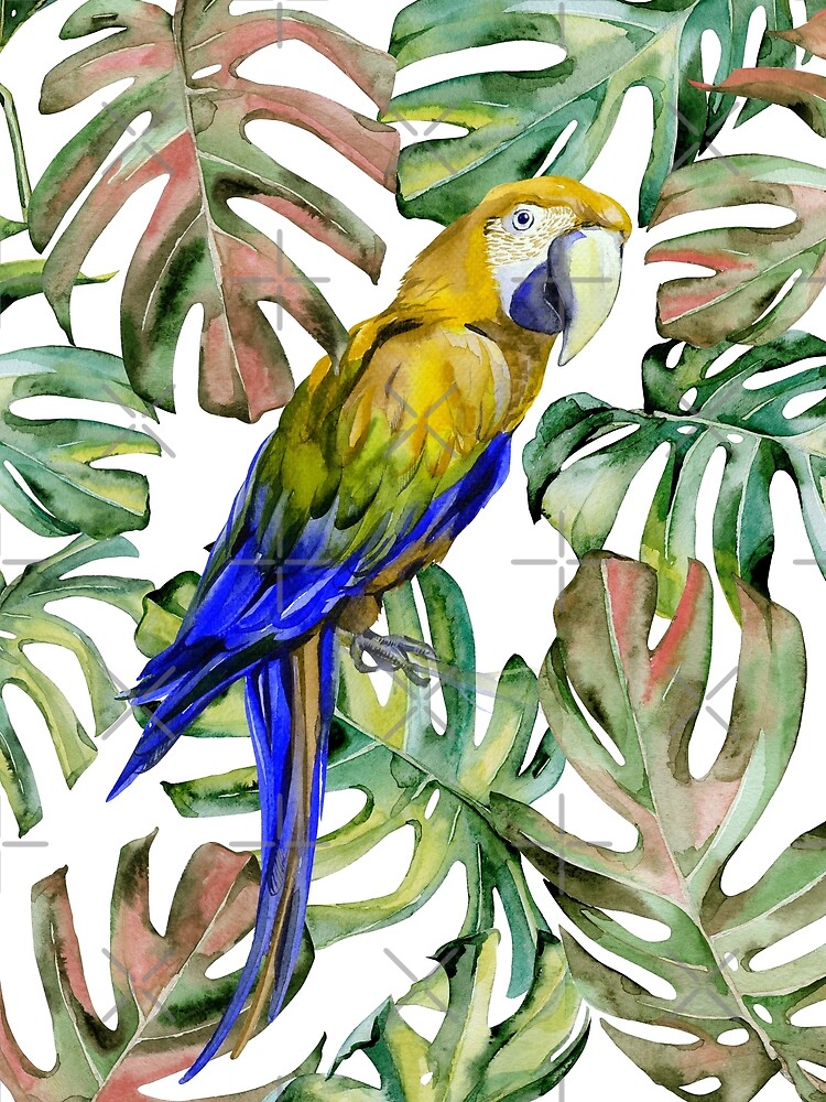 "PARROT IN THE JUNGLE" Poster For Sale By Magicdreams | Redbubble