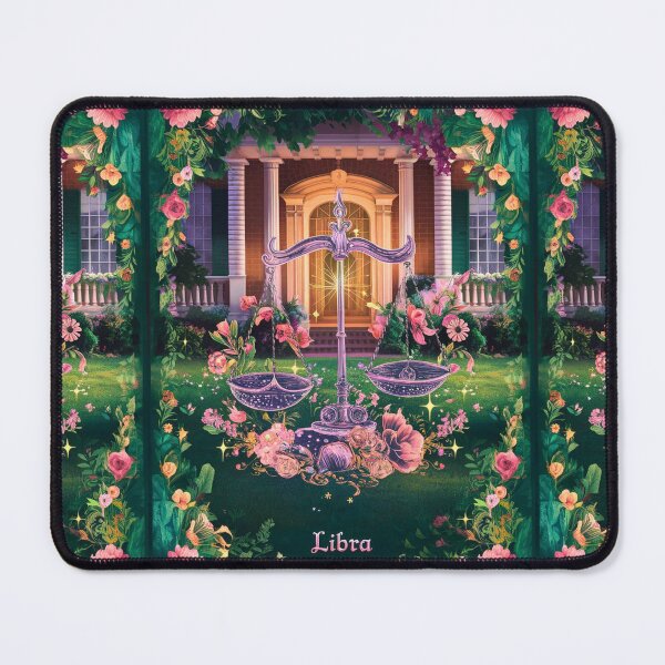 Item preview, Libra Astrology. Zodiac sign, Libra symbol, floral designed and sold by ZodiacWonders.