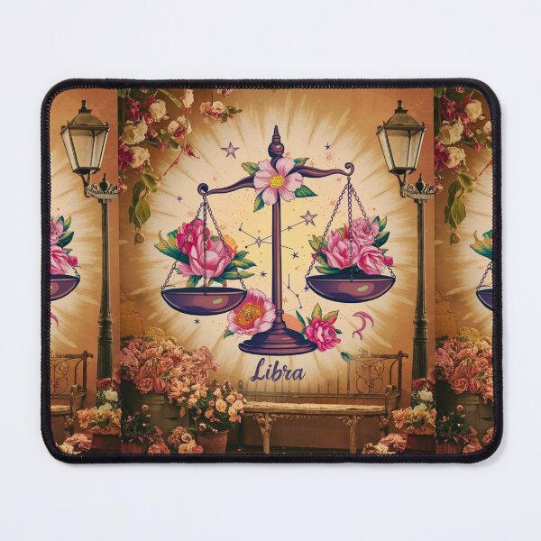 Item preview, Libra Astrology. Zodiac sign, Libra symbol, floral designed and sold by ZodiacWonders.