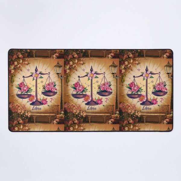 Item preview, Libra Astrology. Zodiac sign, Libra symbol, floral designed and sold by ZodiacWonders.