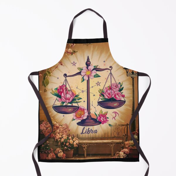 Item preview, Libra Astrology. Zodiac sign, Libra symbol, floral designed and sold by ZodiacWonders.