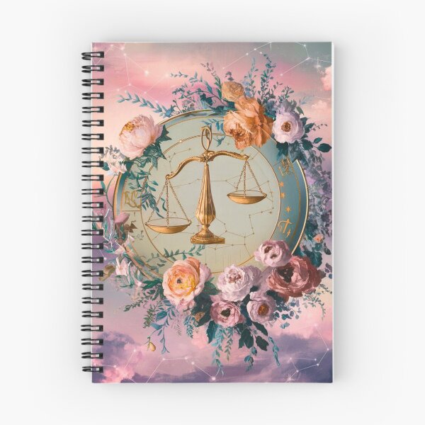 Item preview, Libra Astrology. Zodiac sign, Libra symbol, floral designed and sold by ZodiacWonders.