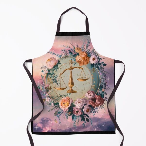 Item preview, Libra Astrology. Zodiac sign, Libra symbol, floral designed and sold by ZodiacWonders.