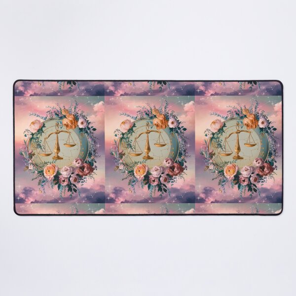 Item preview, Libra Astrology. Zodiac sign, Libra symbol, floral designed and sold by ZodiacWonders.