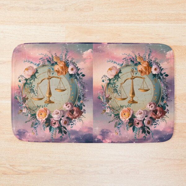 Item preview, Libra Astrology. Zodiac sign, Libra symbol, floral designed and sold by ZodiacWonders.