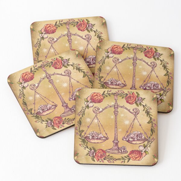Item preview, Libra Astrology. Zodiac sign, Libra symbol, floral designed and sold by ZodiacWonders.