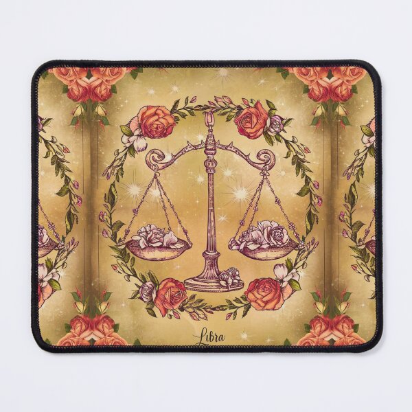 Item preview, Libra Astrology. Zodiac sign, Libra symbol, floral designed and sold by ZodiacWonders.