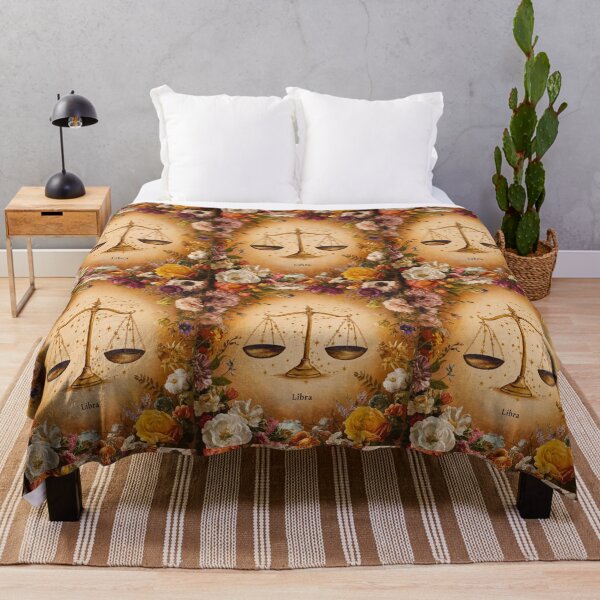 Item preview, Libra Astrology. Zodiac sign, Libra symbol, floral designed and sold by ZodiacWonders.