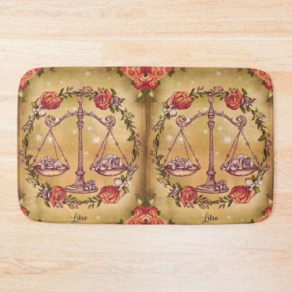 Item preview, Libra Astrology. Zodiac sign, Libra symbol, floral designed and sold by ZodiacWonders.
