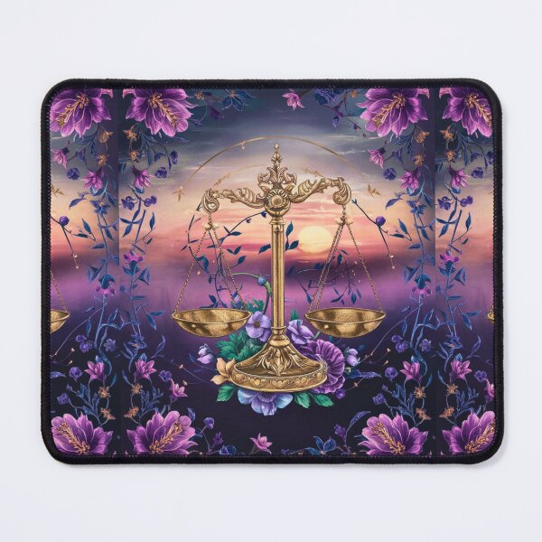 Item preview, Libra Astrology. Zodiac sign, Libra symbol, floral designed and sold by ZodiacWonders.
