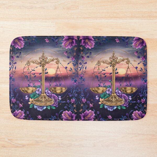 Item preview, Libra Astrology. Zodiac sign, Libra symbol, floral designed and sold by ZodiacWonders.