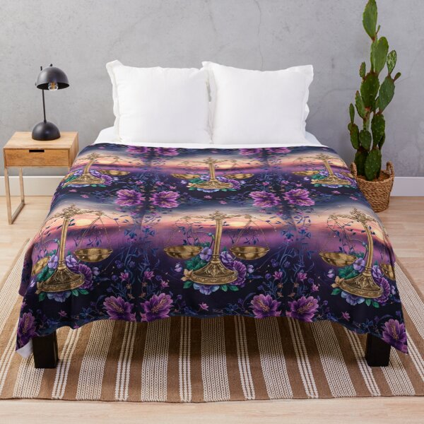 Item preview, Libra Astrology. Zodiac sign, Libra symbol, floral designed and sold by ZodiacWonders.