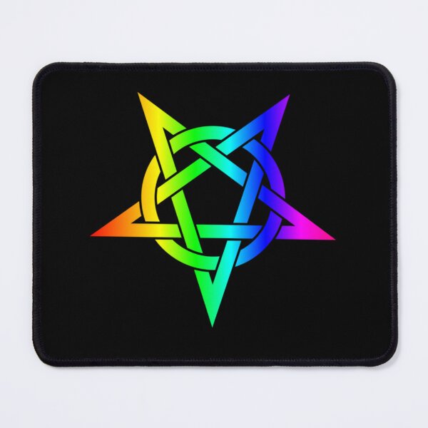 Item preview, rainbow pentacle designed and sold by Wolfysparks101.