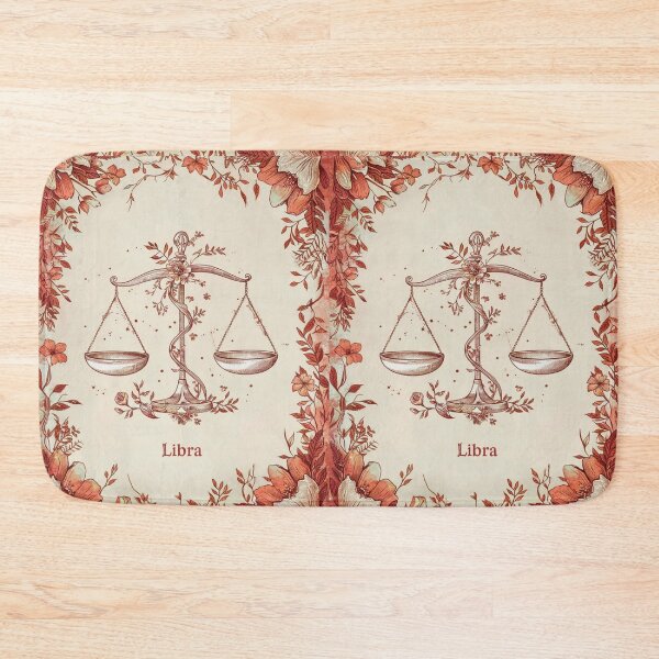 Item preview, Libra Astrology. Zodiac sign, Libra symbol, floral designed and sold by ZodiacWonders.