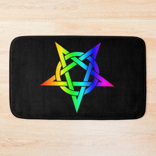 Item preview, rainbow pentacle designed and sold by Wolfysparks101.