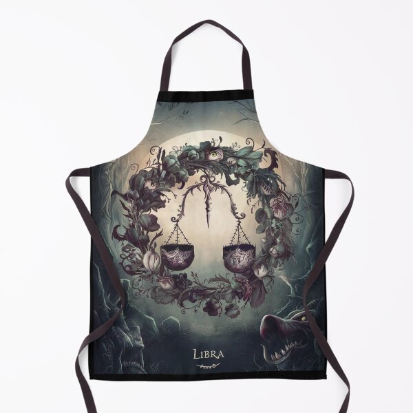 Item preview, Libra Astrology. Zodiac sign, Libra symbol, dark fantasy designed and sold by ZodiacWonders.