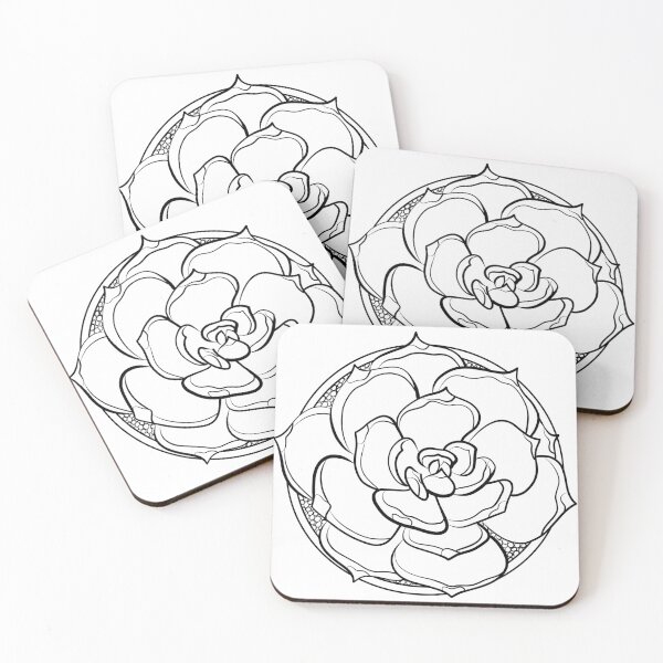 Item preview, Succulent in coloring pot 1 designed and sold by Azyrielle.
