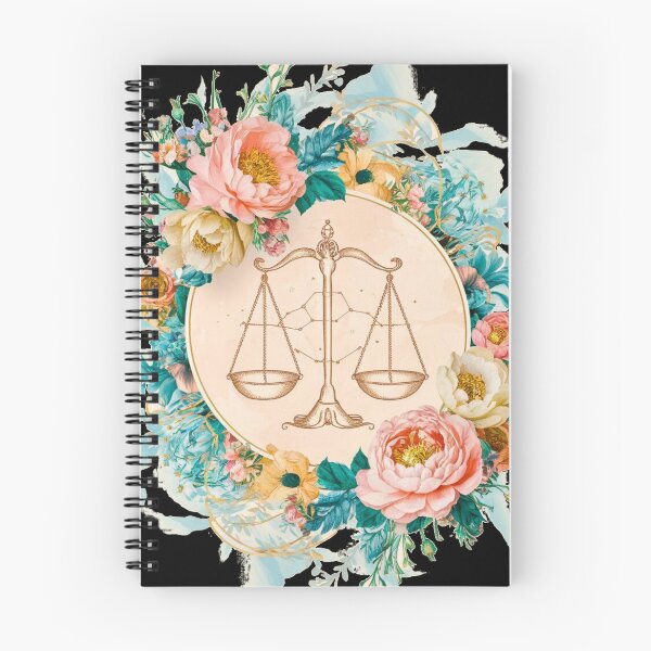 Item preview, Libra Astrology. Zodiac sign, Libra symbol, floral designed and sold by ZodiacWonders.