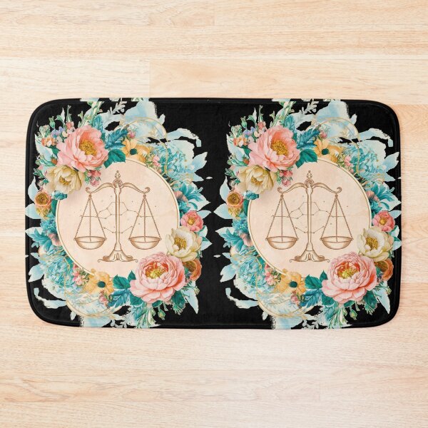 Item preview, Libra Astrology. Zodiac sign, Libra symbol, floral designed and sold by ZodiacWonders.