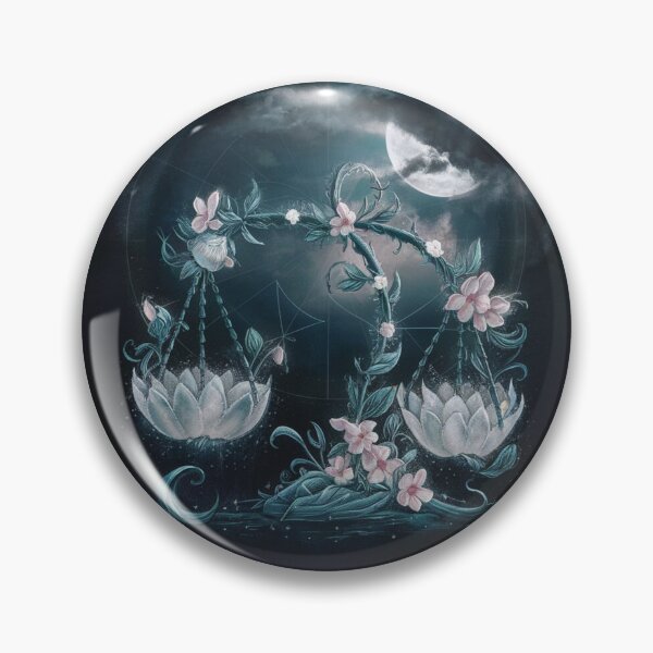 Item preview, Libra Astrology. Zodiac sign, Libra symbol, dark fantasy designed and sold by ZodiacWonders.