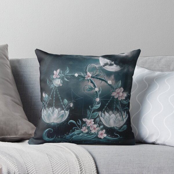 Item preview, Libra Astrology. Zodiac sign, Libra symbol, dark fantasy designed and sold by ZodiacWonders.