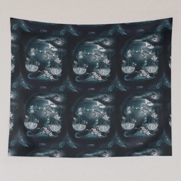 Item preview, Libra Astrology. Zodiac sign, Libra symbol, dark fantasy designed and sold by ZodiacWonders.