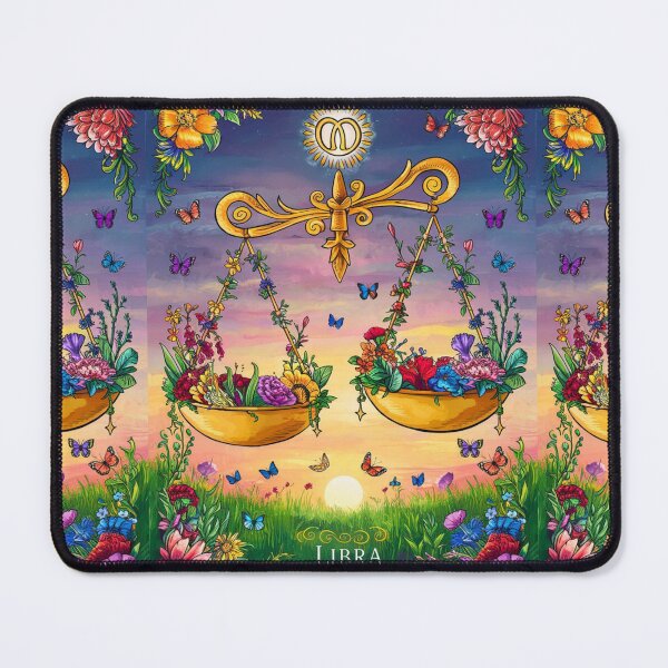 Item preview, Libra Astrology. Zodiac sign, Libra symbol, floral designed and sold by ZodiacWonders.
