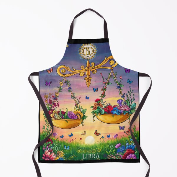 Item preview, Libra Astrology. Zodiac sign, Libra symbol, floral designed and sold by ZodiacWonders.