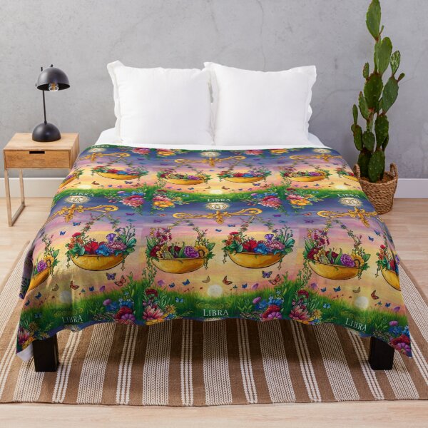 Item preview, Libra Astrology. Zodiac sign, Libra symbol, floral designed and sold by ZodiacWonders.