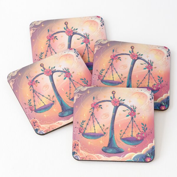 Item preview, Libra Astrology. Zodiac sign, Libra symbol, floral designed and sold by ZodiacWonders.
