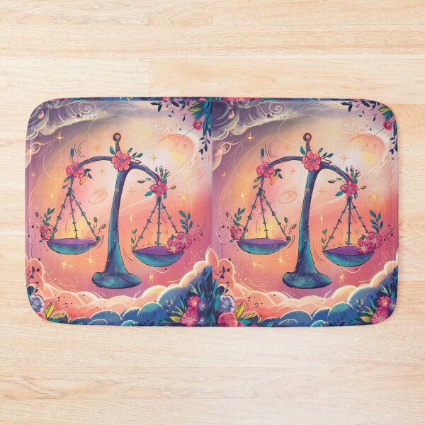 Item preview, Libra Astrology. Zodiac sign, Libra symbol, floral designed and sold by ZodiacWonders.