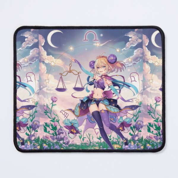 Item preview, Libra Astrology. Zodiac sign, Libra symbol, anime girl designed and sold by ZodiacWonders.