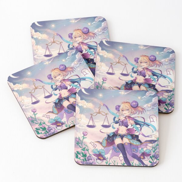 Item preview, Libra Astrology. Zodiac sign, Libra symbol, anime girl designed and sold by ZodiacWonders.