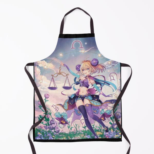 Item preview, Libra Astrology. Zodiac sign, Libra symbol, anime girl designed and sold by ZodiacWonders.