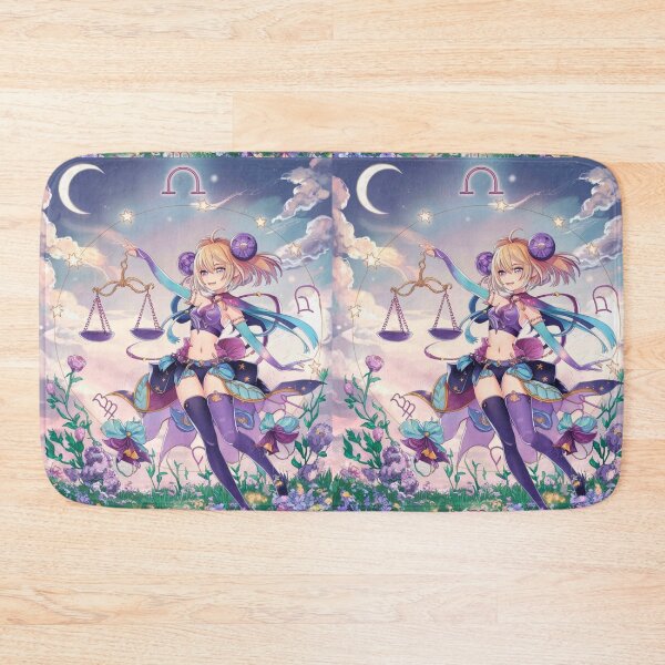 Item preview, Libra Astrology. Zodiac sign, Libra symbol, anime girl designed and sold by ZodiacWonders.