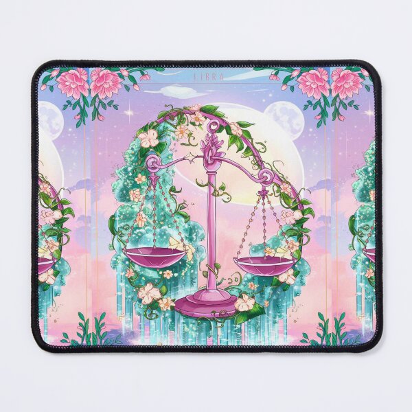 Item preview, Libra Astrology. Zodiac sign, Libra symbol, floral designed and sold by ZodiacWonders.