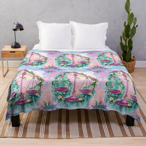 Item preview, Libra Astrology. Zodiac sign, Libra symbol, floral designed and sold by ZodiacWonders.