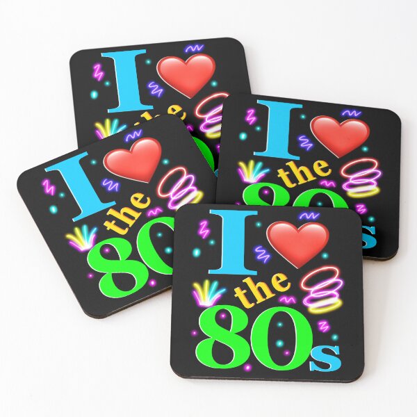 Item preview, The top 10 best 1980s night retro vintage Bright colors eighties party I love the 80s clothing for  women and men designed and sold by Artonmytee.